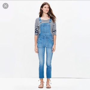 Madewell Skinny Crop Overalls